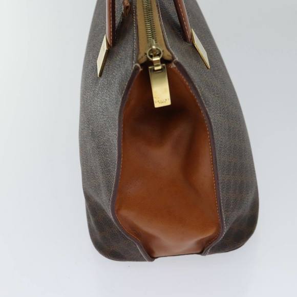 CELINE Macadam Canvas Hand Bag PVC Brown Auth 71532 - Picture 4 of 16